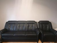 1 Sessel 2 Sofas und aus Echte Leder sehr gute Qualität Hessen - Gießen Vorschau