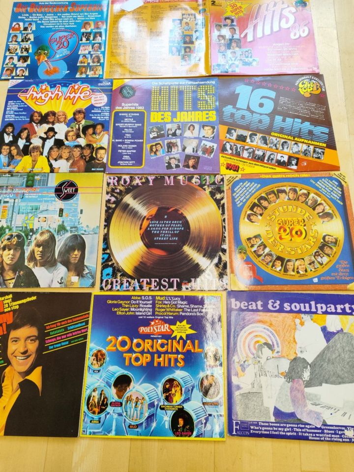 Schallplatten Vinyl LP 12 Stück gebraucht  Abba-Roxy Music in Schwandorf