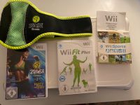 Wii fit plus & Sports Spiel, inkl. Balance Board + Zumba + Gürtel Niedersachsen - Vechelde Vorschau