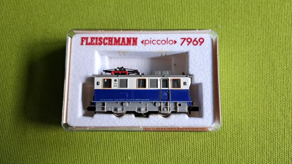 Fleischmann piccolo Schienenputzer E-Lok No. 7969 in Essenheim