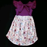 ❤️ NEU handmade Kleid mit Bindeschleife Blumen 92 98 104 110 116 Bayern - Riedering Vorschau