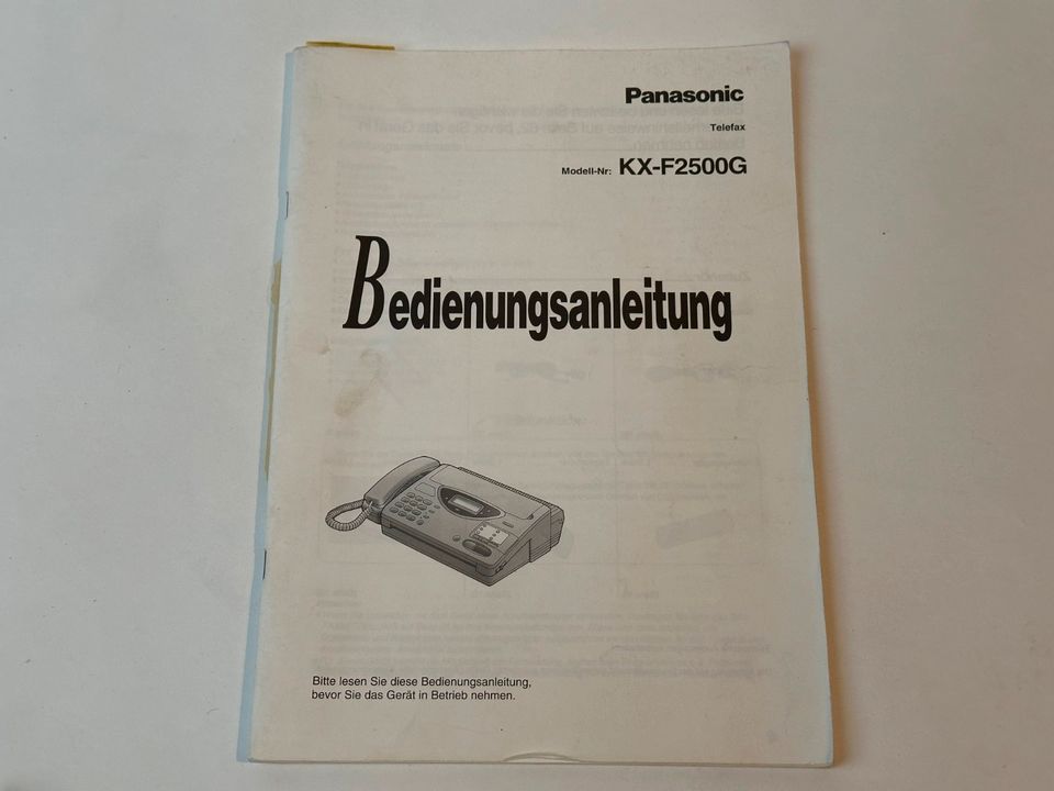 Faxgerät Panasonic KX-F2500 in Duisburg