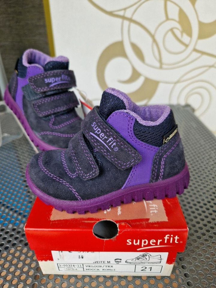 Superfit Kinderschuhe Gr.21 Neu mit Etikett Gore-Tex Halbschuhe in Plossig