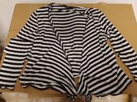 Bluse - Weste - Comma - weiß-Schwarz gestreift - Gr. S - elegant Saarland - St. Ingbert Vorschau