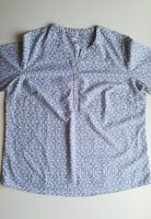 Damen Shirt Bluse von ambria Selection Gr. 48 weiß blau 7/8-Ärmel Brandenburg - Putlitz Vorschau