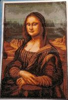 Diamond painting, Mona Lisa, fertiges Bild Nordrhein-Westfalen - Wettringen Vorschau