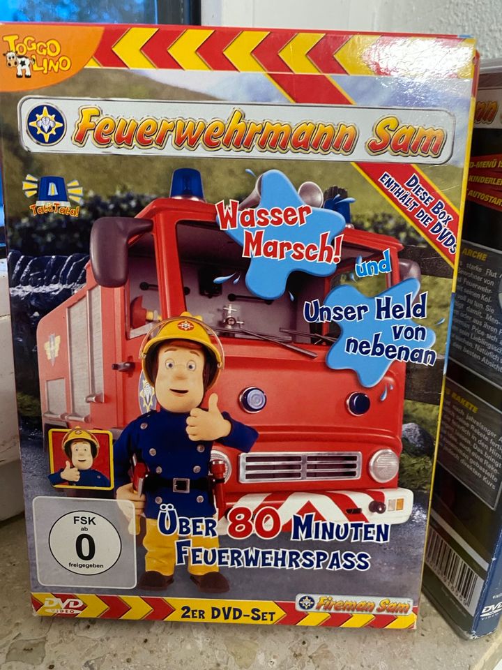 DVD: Feuerwehrmann Sam Sammlung. Fünf Filme und zwei Staffeln. in Nastätten