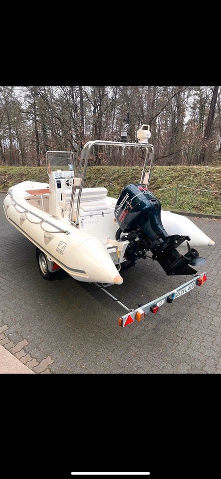 Festrumpfschlauchboot  Zodiak 600 150ps Evenrude in Bad Salzuflen