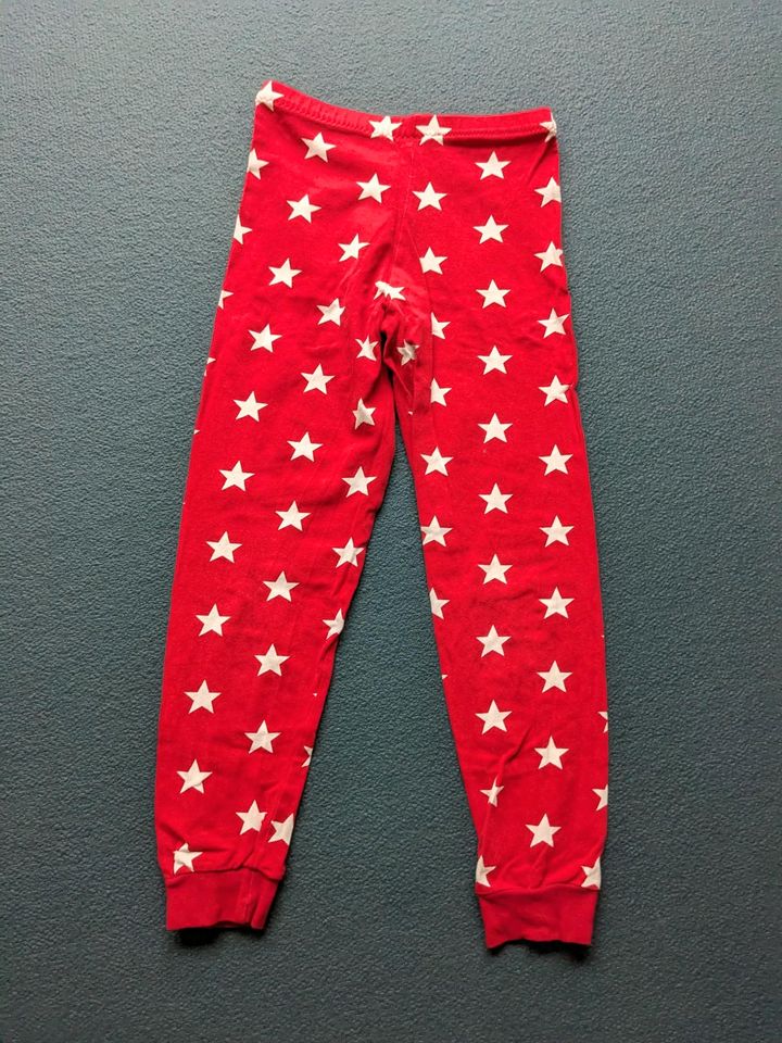 4-55) Handmade Schlafanzug Sterne Gauner Rot Tiere 104 110 Jersey in Eichstätt