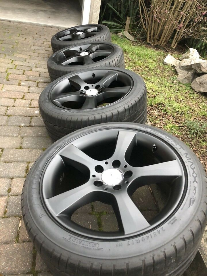 Mercedes 17 Zoll Alufelgen 225 45 17,245 40 17Sommerreifen Dunlop in Herten