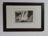 Orig.(ca. 1850) Stahlstich Puppanassum Wasserfall Indien Bayern - Langquaid Vorschau