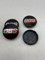 BBS-Symbolscheibe Nabenkappen Kappen schwarz / rot / chrom 56mm Nordrhein-Westfalen - Recklinghausen Vorschau