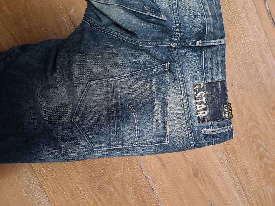 Kurze Jeans G-Star W26 Shorts umgenäht in Südlohn