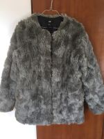 Fake Felljacke grau Winterjacke H&M Obergiesing-Fasangarten - Obergiesing Vorschau