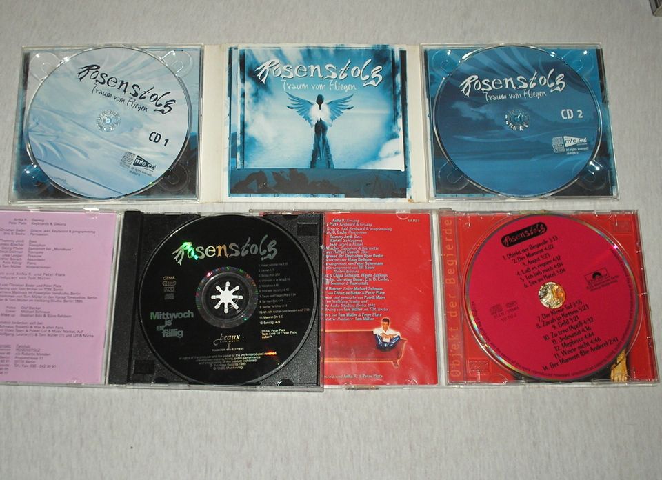 Rosenstolz 4 CDs Mittwoch Objekt Traum v. Fliegen in Grafenau