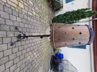 Rustikale Stahl-Messing Stehlampe mit Fußschalter Rheinland-Pfalz - Dirmstein Vorschau