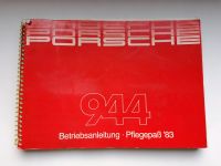 Porsche 944 Betriebsanleitung Pflegepaß 1983 Baden-Württemberg - Rosengarten Vorschau