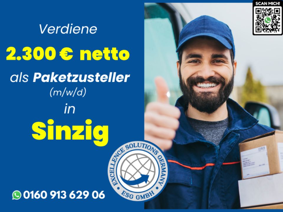 Paketzusteller 2300 € Netto in Sinzig (m/w/d) in Bonn