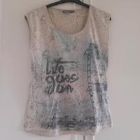 Geisha Damen Tshirt Gr 36/S Grau Pailetten London Riesenrad Bayern - Abensberg Vorschau