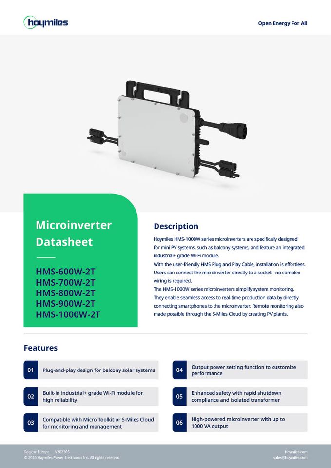 900Wp/600_800 W Balkonkraftwerk - Mini PV/ Doppelglas-Modul in Heilbronn