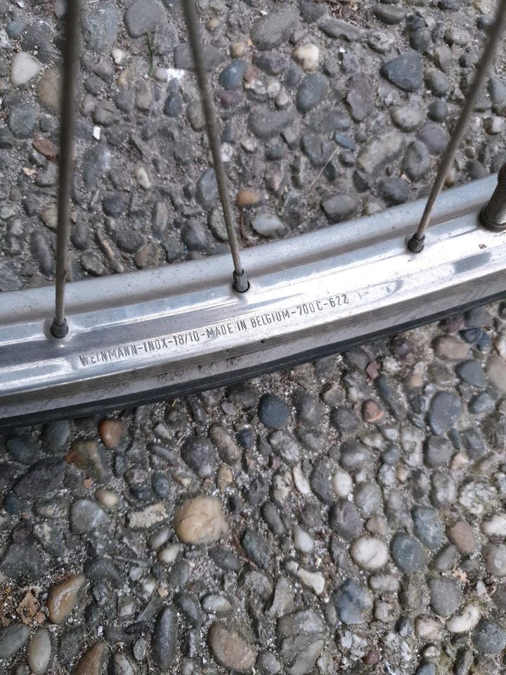 Oldtimer Vorderrad 28 Zoll Laufrad Stahlfelge verchromt Weinmann in Berlin