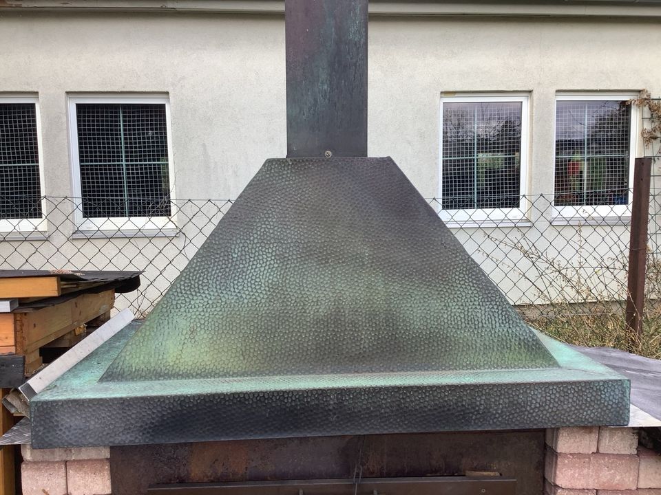 Kupferdach für einen Außenkamin in Falkensee