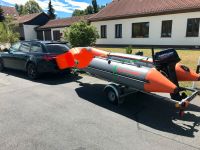 Schlauchboot 15 PS mit Bootstrailer Thüringen - Pössneck Vorschau