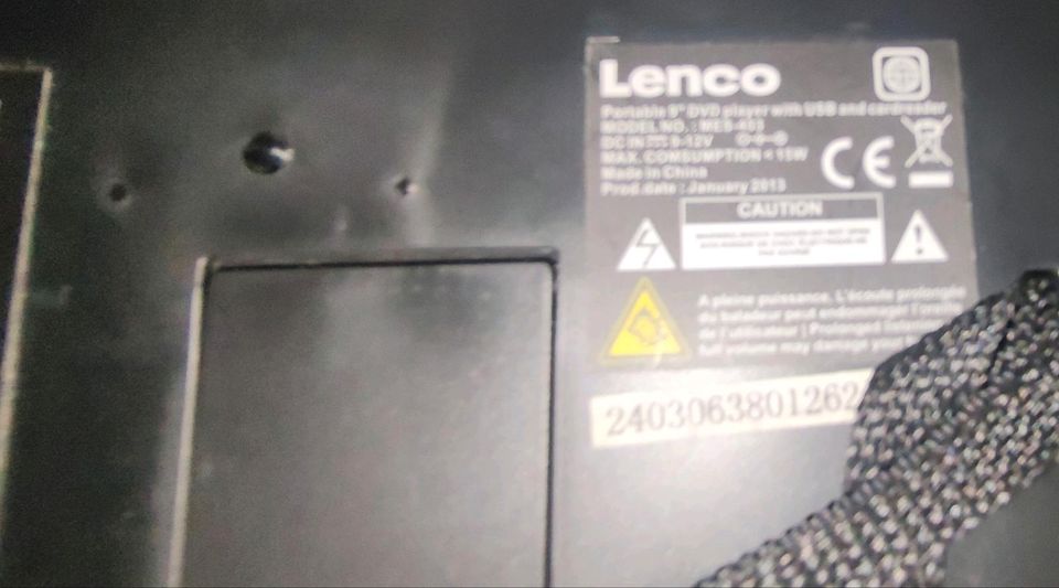 LENCO Portable DVD Player Für Auto in Nürnberg (Mittelfr)