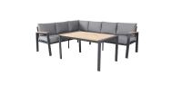 Teak Holz Eck Lounge Set Sitzgruppe Garnitur Alu Gruppe Sofa hoch Nordrhein-Westfalen - Nottuln Vorschau