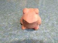 Ton Figur kleiner Frosch Dekoration für Haus und Garten Bayern - Krumbach Schwaben Vorschau