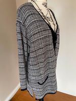 Karin Glasmacher, Strickjacke, Cardigan, blau-weiß, Gr. 3 (46-48) Nordrhein-Westfalen - Gelsenkirchen Vorschau