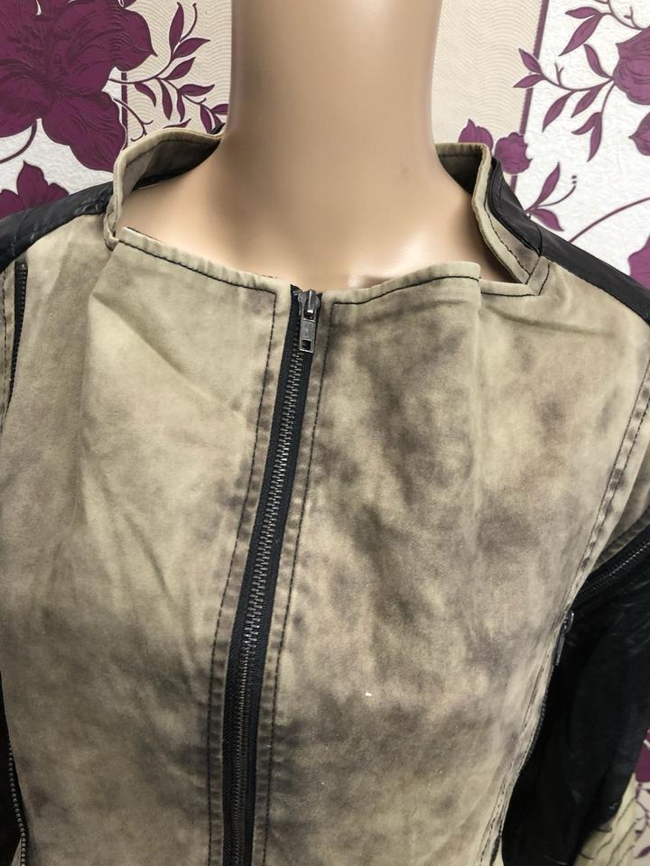 Rock Rebel by EMP Jacke Bikerjacke 38 40 M L schwarz Khaki in Bielefeld
