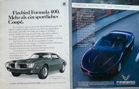 Pontiac Reklame Berichte Firebird Trans Am Trans Sport GTO Hessen - Hanau Vorschau
