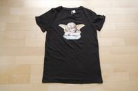 Shirt kurzarm Engel Divideo H&M schwarz Gr.XS/34 Damen Rheinland-Pfalz - Osburg Vorschau