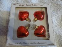 Aus Oma`s Schrank! Rote Christbaumkugeln,Herzform,Glas,80er Nordrhein-Westfalen - Hagen Vorschau