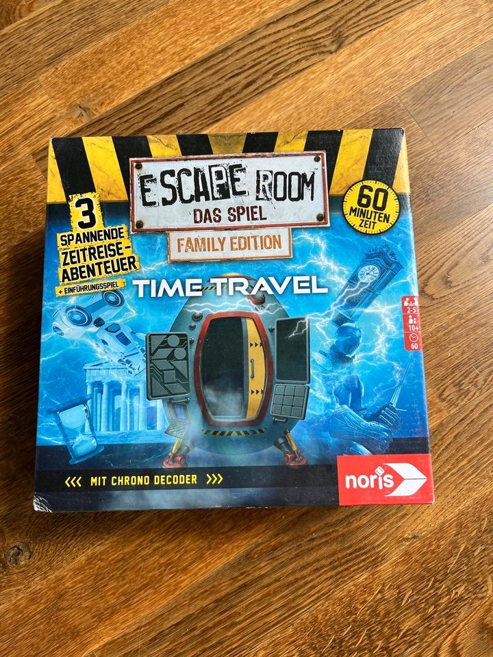 NEU! Escape Room-das Spiel,Family Edition,Time travel, noris in München