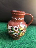 Vase Krug braun bunt floral Blumenmuster Bayern - Stockstadt a. Main Vorschau