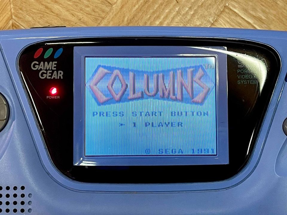 Sega Game Gear Handheld Konsole in hellblau in Karlshuld