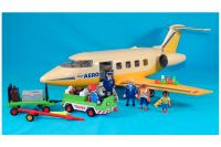 Playmobil Flugzeug 3185 + Gepäckwagen 3212 und Schleppstange Schleswig-Holstein - Lasbek Vorschau