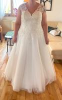 Traumbrautkleid in Ivory Elizabeth by Mode de Pol M-127T Gr.44-46 Bayern - Kochel am See Vorschau