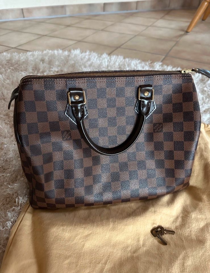 Louis Vuitton - Sac speedy 30 damier azur - Vinted