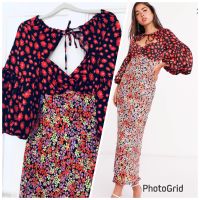 NEU! Asos hippie blumenkleid midikleid maxikleid Blümchen floral Niedersachsen - Braunschweig Vorschau