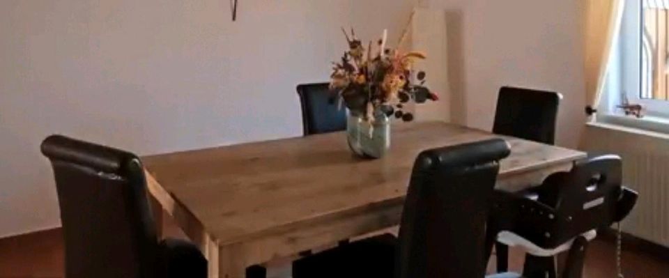 Sideboard Schrank Tisch Stühle Akazie gebürstet massiv in Wathlingen