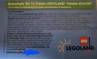 LEGOLAND Gutschein 1x freier Eintritt für ein Kind Sylt - Westerland Vorschau