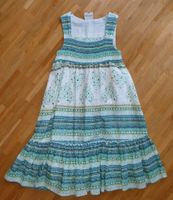 Kleid in weiß/türkis/gelb Gr. 128 Frankfurt am Main - Bockenheim Vorschau