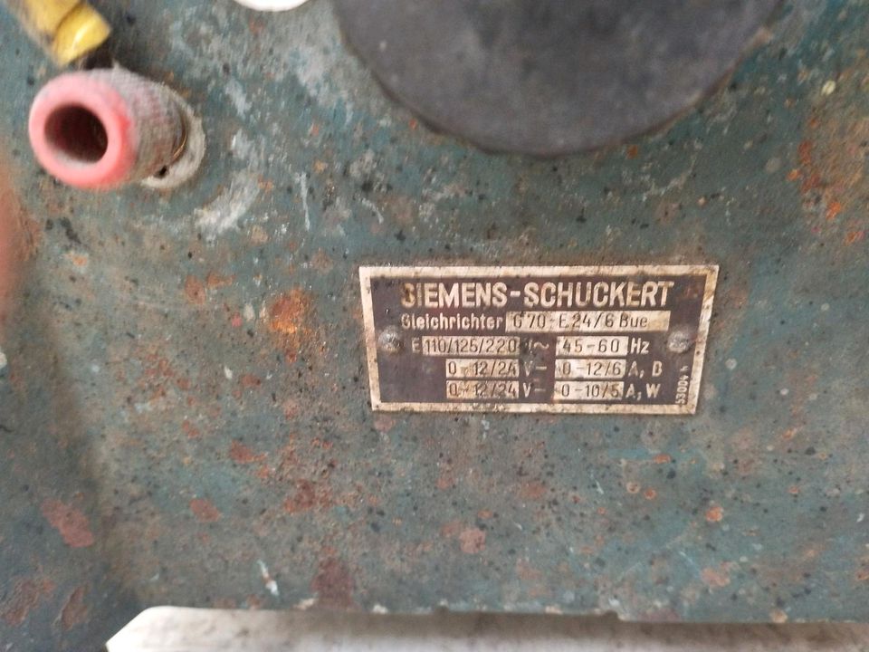 Siemens-Schuckert Gleichrichter G70-E24/6 Bue in Berlin