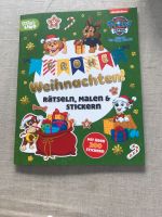 Paw Patrol Weihnachten Rätsel, Malen, Stickern / Neuwertig Baden-Württemberg - Besigheim Vorschau