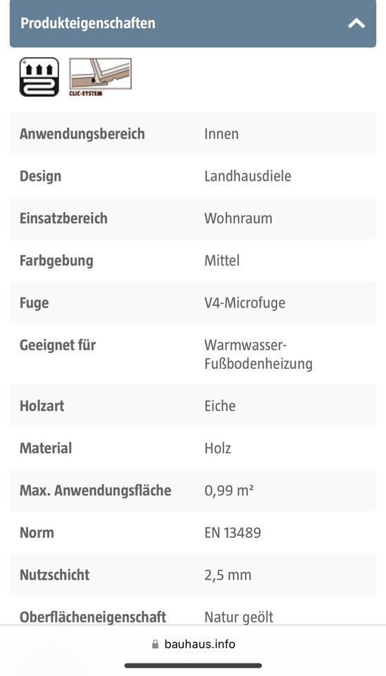 Fertigparkett Eiche Vintage 11 m2 - Landhausdiele in Rötha