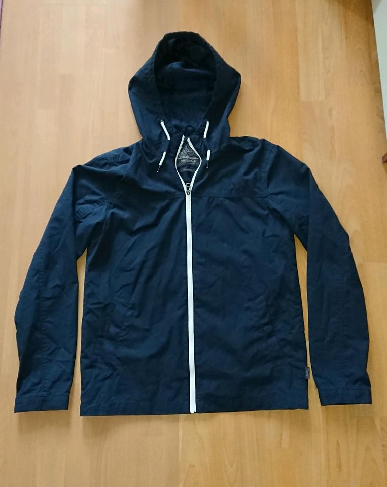 Jack&Jones originals Jacke blau weiß M Jack and Jones Hoodie in Chemnitz