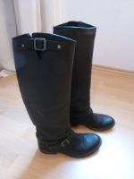 TOMMY HILFIGER Stiefel Lederstiefel Winterstiefel schwarz Gr. 37 Hessen - Fulda Vorschau